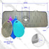 Kitchen Sink Splash Guard, Faucet Mat for Kitchen Sink, Food Grade Silicone Scrubber Dish Set