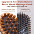 Wooden Massage Comb, Body Scalp Trigger Point Massage Tool, Meridians Massager, Gua Sha Massager Comb for Body Relief