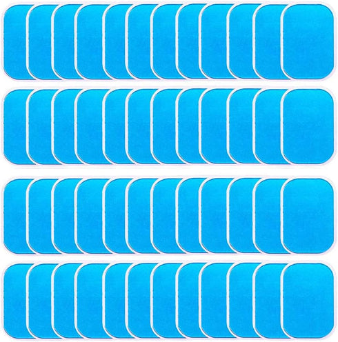 50 Pcs/25 Packs Replacement Gel Sheet Pads for Abdominal Muscle Trainer, Accessory for Toning Belt