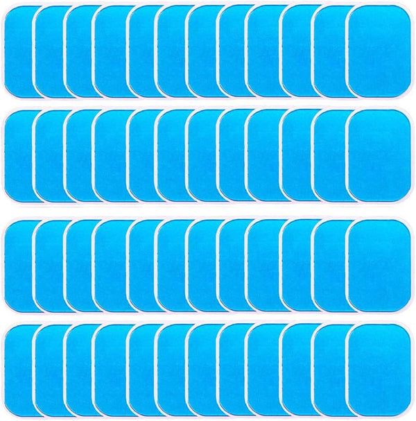50 Pcs/25 Packs Replacement Gel Sheet Pads for Abdominal Muscle Trainer, Accessory for Toning Belt