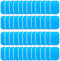 50 Pcs/25 Packs Replacement Gel Sheet Pads for Abdominal Muscle Trainer, Accessory for Toning Belt