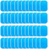 50 Pcs/25 Packs Replacement Gel Sheet Pads for Abdominal Muscle Trainer, Accessory for Toning Belt