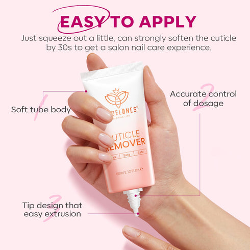 Modelones Cuticle Care Kit - Cuticle Remover Cream, Oil, Trimmer, Pusher & Nipper for DIY Nail Manicure