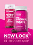 PINK Prenatal Vitamins - 60 Gummies with DHA and Folic Acid, Non-GMO & Gluten Free Multivitamin, Fruit Flavor
