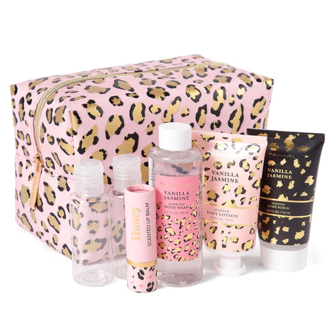 Tahari Spa Gift Set for Women - Vanilla Jasmine Bath Kit, Includes Body Lotion, Body Wash, Hand Cream