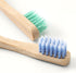 Kids Bamboo Toothbrushes, Biodegradable Handle, BPA Free, Pack of 6 (Spiral Soft Nylon Bristles)