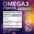 Omega 3 Gummies for Adults, Omega-3 Fish Oil Gummies for Heart Support, Omega 3 Supplement High Absorption DHA & EPA, Joint & Brain Support, Nature's Fish Oil Omega 3 Gummies Vitamins - 60 Gummies