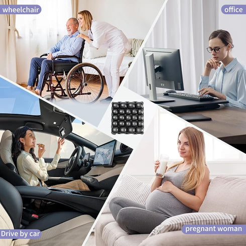 Makrozoia 17 17 Inches Cushions for Pressure Sores on Buttocks - x Wheelchair Cushion for Pressure Relief - Inflatable