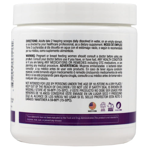 Colageina 10 Hydrolized Collagen Powder, Orange Flavor, with Vitamin C, 3.5 Oz Jar