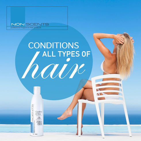 Nonscents Original Formula Fragrance Free Conditioner for Dry Hair, Natural Cruelty Free & Sulfate Free Conditioner