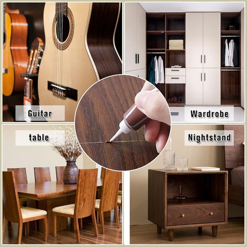 Wood Repair Kit, 20 Colors Resin Compounds for Covering Surface Scratches and Stains