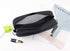 Mesh Travel Toiletry Bag, Transparent Standing Pouch, Portable Shaving Kits Organizer, Pack of 2 Sizes (S/M), Black