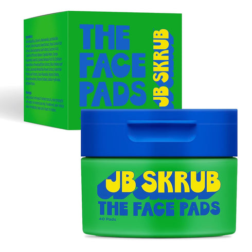 The Face Pads - Tween Boys & Teens Acne Cleansing Pads for Kids - 40 Wipes for Greasy Skin & Freshness