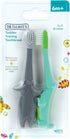 Dr. Talbot's Toddler Training Toothbrush for Kids, 2-Pack, 6+ Months, Alligator/Elephant