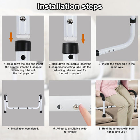 Iryreafer Stand Assist - Mobility Standing Aid Rail for Couch, Chair - Assistance Handle for Patients, Elderly, Seniors