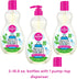 Dapple Baby Bottle and Dish Soap, Plant Based, Hypoallergenic, 16.9 Fl Oz (Pack of 3), 1 Pump Included