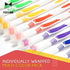 Bulk Toothbrushes 25 Pack, Individually Wrapped Travel Toothbrush Set for Adults & Kids, Medium-Soft Brush Head