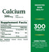 Nature's Bounty Calcium Plus 500 mg Vitamin D3, Immune Support & Bone Health, 300 Tablets