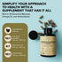 Organic Ashwagandha Root & Irish Sea Moss, 120 Caps - 3,600 mg Ashwagandha Supplement with Black Seed Oil