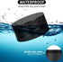 Portable Pill Case, Waterproof Single Metal Pill Organizer for Pocket Purse, Aluminium Alloy Round Container, Medium