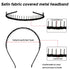 Zhanmai 10 Pieces Unisex Metal Hairband - Teeth Comb Hair Hoop Headband Hair Accessories