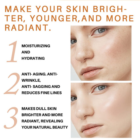 Lanthome Turmeric Face Cream - 50g Anti-Aging Moisturizer for Dark Spots and Even Skin Tone