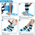 Relief Expert Ankle Foot Ice Pack Wrap, Reusable Gel Cold Pack for Instant Pain Relief (2 Packs)