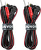 AUVON 2 x TENS Unit Electrode Lead Wires, Premium Soft TPE Material for 40,000+ Bends, Universal Compatibility