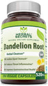 Herbal Secrets Dandelion Root 520 mg Veggie Capsules - Non-GMO, Gluten Free Supplement Made in USA (250 Count)