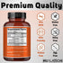 Fish Oil 2000mg, Wild Caught Omega 3, 120 Softgels, Non-GMO, Gluten Free, Keto Friendly, 60 Servings