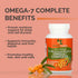 Organic Sea Buckthorn Oil - Omega-7 Complete Softgels, 30 Count, Supports Hair, Skin & Nail Health