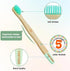 New Bamboo Kids Toothbrushes, Extra Soft Toothbrush for Kids, Natural Toothbrush Set, 6 Pack