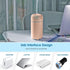 Car Diffuser Humidifier, Mini Portable Essential Oil Diffuser for Car, Home, Office, Bedroom (Pink)