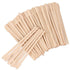 JANYUN 200 Pcs Wooden Eyebrow Waxing Sticks with Handle for Hair Removal - Face and Eyebrow