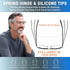 ZERPEET 2 Pack Eyestrain,1.5x Men's Progressive Multifocal Reading Glasses,Rectangle Metal Frame with Spring Hinge