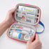 Mini First Aid Kit, 113 Pc. Water-Resistant Hard Case for Car, Home - TSA-Approved Travel Size