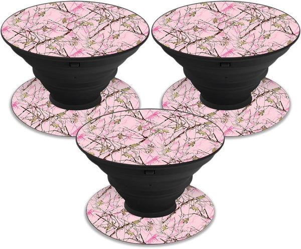 MightySkins Skin for PopSocket - Conceal Pink | Unique Vinyl Decal Wrap Cover | Easy to Apply, Remove, Change Styles |