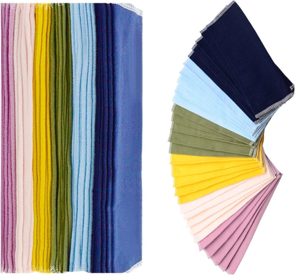 Zero Waste Reusable Paperless Towels - Eco Friendly Washable, Lint Free, Highly Absorbent Kitchen Cloths, 30 Pack,