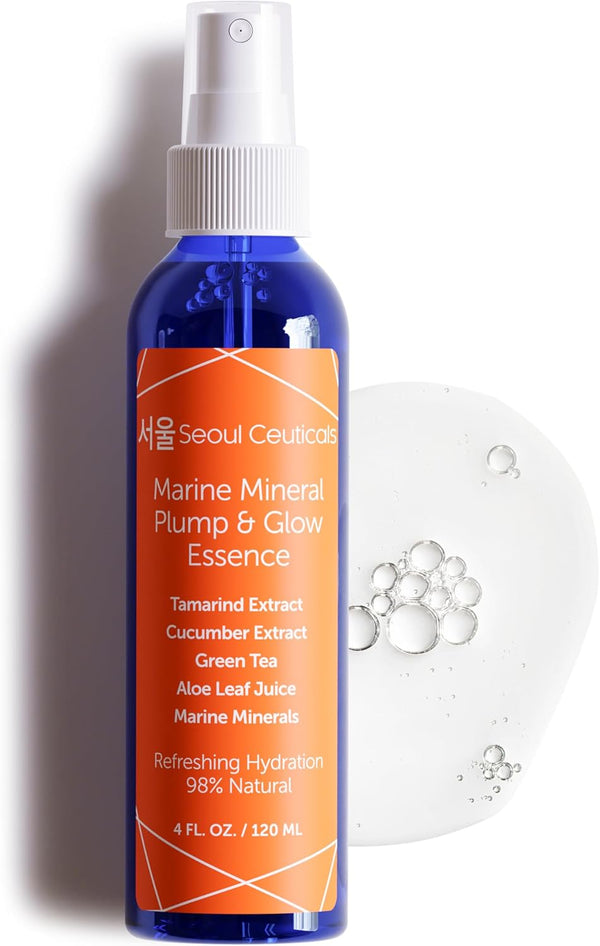 SeoulCeuticals Korean Skin Care Essence Toner, K Beauty Skincare Spray Mist with Cucumber Extract & Marine Minerals