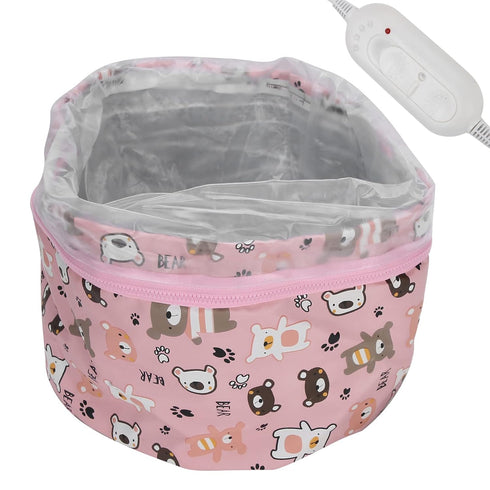 Electric Hair Heating Adjustable Oil Treatment Steamer Hat - Cordless Deep Conditioning Tool