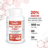 Supersmart Horse Chestnut Extract, 500mg per Day, 20% Aescin Supplement, Non-GMO & Gluten Free, 60 Vegetarian Capsules