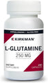 L-Glutamine 250 mg - Hypoallergenic Amino Acid | 250 Vegetarian Capsules | Gluten and Casein Free