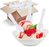 Stock Your Home 400 Count 3-Inch Plastic Mini Taster Spoons, Perfect for Sampling, Desserts, Parties