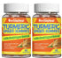Turmeric Curcumin Gummies 500mg with Ginger Root, Black Pepper Extract, Antioxidant Support, 60 Count