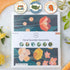 Set 6 Pack Swedish Dishcloths Floral Designs Gift Reusable Compostable Cellulose Sponge Cloth Eco-Friendly Paper Towel