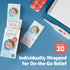 20 Pack Cooling Patches for Kids, Minty Cool Fever Stickers, Baby Cooling Pad, Hot Weather Forehead Cooling Patch,