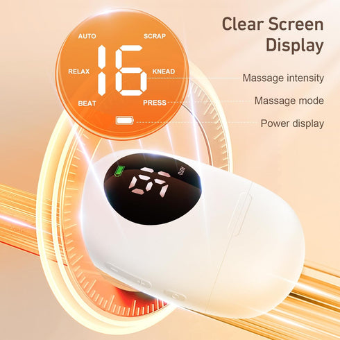 makoxyin Wireless TENS Unit, Health Expert,Protable Massager,Muscle Stimulator with LCD Screen and Charging Box