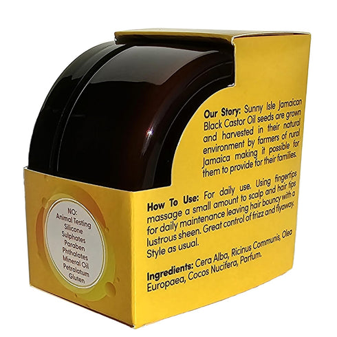 Sunny Isle Kids Care Extreme Hydrating Finishing Hair Butter, 4oz - Gentle Care for Softer, Smoother Hair