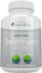 Selenium 200mcg - 365 Vegan Capsules, Pure & Yeast Free L-Selenomethionine for Thyroid, Heart, Immune Support
