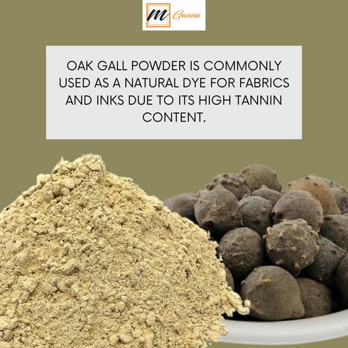 100% Natural Oak Gall Powder - Quercus Infectoria/Majuphal, 0.5 lbs / 227 GMS